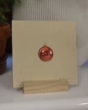 Original mini colour pencil drawing - Bauble