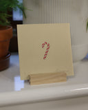 Original mini colour pencil drawing - Candy cane